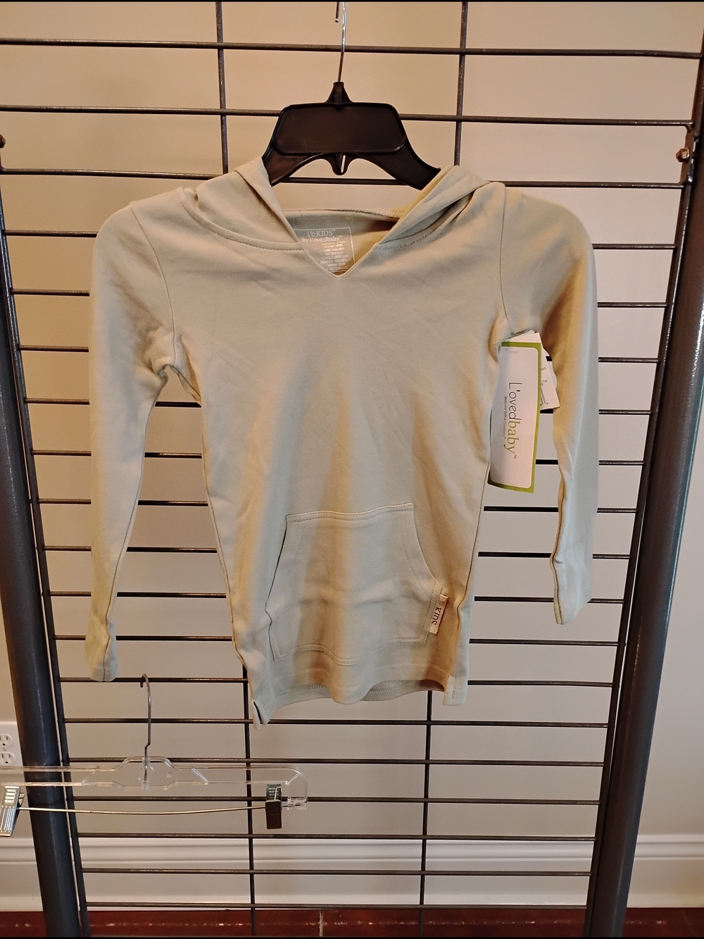 L'ovedbaby Cream Hooded Pullover Sweatshirt